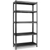 Kovový úložný regál 180 x 90 x 40 cm Humberg HR-851 čierny Kovový úložný regál 180 x 90 x 40 cm Humberg HR-851 čierny