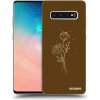 Picasee silikónový prehľadný obal pre Samsung Galaxy S10 Plus G975 - Brown flowers Picasee silikónový prehľadný obal pre Samsung Galaxy S10 Plus G975 - Brown flowers
