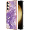 Plastový kryt Marble na Samsung Galaxy S24 5G - Fialová 002 Plastový kryt Marble na Samsung Galaxy S24 5G - Fialová 002