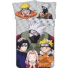 Jerry Fabrics bavlna obliečky Naruto Grey 140x200 70x90 Jerry Fabrics bavlna obliečky Naruto Grey 140x200 70x90