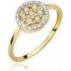 Blink-Blink Luxusný prsteň zo zlata s diamantami Champagne 0.44 ct 1681ZchDB Blink-Blink Luxusný prsteň zo zlata s diamantami Champagne 0.44 ct 1681ZchDB