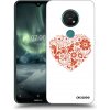 Picasee silikónový prehľadný obal pre Nokia 7.2 - Veľké srdce Picasee silikónový prehľadný obal pre Nokia 7.2 - Veľké srdce