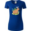Kapybara a vtáčik - Dámske tričko z organickej bavlny Origin (GOTS) - 2XL ( Kráľovská modrá ) Kapybara a vtáčik - Dámske tričko z organickej bavlny Origin (GOTS) - 2XL ( Kráľovská modrá )