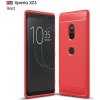 Sony Xperia XZ3 červené nárazuvzdorné puzdro TPU z uhlíkových vlákien Sony Xperia XZ3 červené nárazuvzdorné puzdro TPU z uhlíkových vlákien