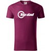 Top Dad - Tričko z organickej bavlny - 2XL ( Fuchsiová ) Top Dad - Tričko z organickej bavlny - 2XL ( Fuchsiová )