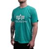 Alpha Industries Basic T Shirt Atomic Green tričko pánske Farba: zelená, Veľkosť: 3XL Alpha Industries Basic T Shirt Atomic Green tričko pánske Farba: zelená, Veľkosť: 3XL