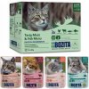 Bozita Cat kousky masa a ryb v želé 12 x 85 g