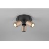 TRIO 814530365 GILLAN stropné bodové svietidlo/spot D210mm 3xGU10 čierna, kávová TRIO 814530365 GILLAN stropné bodové svietidlo/spot D210mm 3xGU10 čierna, kávová