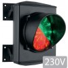 BranyPosuvne.sk Jednokomorový semafor, duálny zelená/červená, LED, 230V, hliníkové telo, IP65 BranyPosuvne.sk Jednokomorový semafor, duálny zelená/červená, LED, 230V, hliníkové telo, IP65