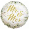 Fóliový balónik Kvety Mr a Mrs 45 cm Fóliový balónik Kvety Mr a Mrs 45 cm