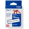 TZE-R231, čierna potlač na bielom podklade, šírka 12 mm - páska BROTHER TZeR231 čierne písmo, biela stužková páska Tape (12mm) (TZER231) TZE-R231, čierna potlač na bielom podklade, šírka 12 mm - páska BROTHER TZeR231 čierne písmo, biela stužková páska Tape (12mm) (TZER231)