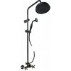 MORAVA RETRO - Sprchový systém s vodovodnou batériou, Čierna matná/Stará mosadz (Bronz) MK181.5/7CMATSM, RAV Slezák Farba: Chróm, Rozmer: 1/2 MORAVA RETRO - Sprchový systém s vodovodnou batériou, Čierna matná/Stará mosadz (Bronz) MK181.5/7CMATSM, RAV Slezák Farba: Chróm, Rozmer: 1/2