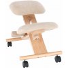 Ergonomická kľakačka, krémová/buk, GROCO Ergonomická kľakačka, krémová/buk, GROCO