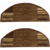Najkoberce Nášľap na schody Adagio 17 hnedý 67x24 cm + 3 cm záhyb Najkoberce Nášľap na schody Adagio 17 hnedý 67x24 cm + 3 cm záhyb