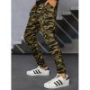 Pánske camouflage tepláky zelené (ux3318) L Pánske camouflage tepláky zelené (ux3318) L