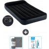 Intex Airbed - pre 1 osobu - 99 x 191 x 25 cm - modrá - vrátane čerpadla - pripevneného prestieradla a súpravy na opravu Intex Airbed - pre 1 osobu - 99 x 191 x 25 cm - modrá - vrátane čerpadla - pripevneného prestieradla a súpravy na opravu