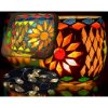 Turkish LED lamp mosaic - candle holder Citrine KEG LIVELY Turkish LED lamp mosaic - candle holder Citrine KEG LIVELY