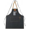 Barburys Macho holičská zástěra Denim Apron modrá Barburys Macho holičská zástěra Denim Apron modrá