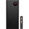 Baseus – Adaman – powerbanka, 2× USB, USB-C, Lightning, Micro USB, rýchlonabíjanie 22,5 W, 10000 mAh – čierna Baseus – Adaman – powerbanka, 2× USB, USB-C, Lightning, Micro USB, rýchlonabíjanie 22,5 W, 10000 mAh – čierna