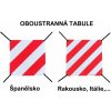 Výstražná tabuľa CELOREFLEXNÁ, OBOJSTRANNÁ - EU/Španielsko 50x50cm, sťahovacie pásky Výstražná tabuľa CELOREFLEXNÁ, OBOJSTRANNÁ - EU/Španielsko 50x50cm, sťahovacie pásky