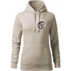 Volejbal lopta prso - Mikina dámská Cape s kapucí - XS ( Ľadovo sivá ) Volejbal lopta prso - Mikina dámská Cape s kapucí - XS ( Ľadovo sivá )