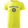 Kapitán kormidlo - Klasické pánske tričko vyššej gramáže - L ( Neonová žltá ) Kapitán kormidlo - Klasické pánske tričko vyššej gramáže - L ( Neonová žltá )