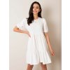 Dress-RV-SK-5587.93-ecru biela XL RUE PARIS 2016102659747 Dress-RV-SK-5587.93-ecru biela XL RUE PARIS 2016102659747