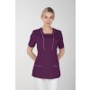 Dámska farebná zdravotnícka blúzka M-054, slivková (Zdravotnícke oblečenie) Dámska farebná zdravotnícka blúzka M-054, slivková (Zdravotnícke oblečenie)