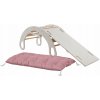 Hojdačka Baby-Raj ružový MDF šmýkačka a matrac Hojdačka Baby-Raj ružový MDF šmýkačka a matrac