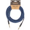 Cascha Professional Line Guitar Cable, Straight, Tweed Blue, 6 m Cascha Professional Line Guitar Cable, Straight, Tweed Blue, 6 m