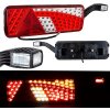 Zadné svetlo s trojuholníkom 75+6 Led B-Cz Pravý obrys Zadné svetlo s trojuholníkom 75+6 Led B-Cz Pravý obrys