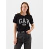 GAP Tričko s logom Čierna XXS GAP Tričko s logom Čierna XXS