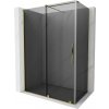 MEXEN/S - Velár sprchovací kút, posuvné dvere 130 x 70, grafit, zlato 871-130-070-41-50 MEXEN/S - Velár sprchovací kút, posuvné dvere 130 x 70, grafit, zlato 871-130-070-41-50