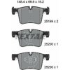 Sada brzdových platničiek kotúčovej brzdy TEXTAR 2519901 Sada brzdových platničiek kotúčovej brzdy TEXTAR 2519901