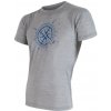 Sensor Merino Active Pt Compass sivá pánske funkčné tričko - S Sensor Merino Active Pt Compass sivá pánske funkčné tričko - S