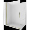 MEXEN/S - Velar Sprchová zástena posuvná Walk-in 140 x 200, dekor 8 mm, zlato 871-140-000-33-50 MEXEN/S - Velar Sprchová zástena posuvná Walk-in 140 x 200, dekor 8 mm, zlato 871-140-000-33-50