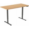 AlzaErgo Table ET2 Core čierny + doska 120 × 80 cm bambusová zaoblená AlzaErgo Table ET2 Core čierny + doska 120 × 80 cm bambusová zaoblená