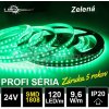 LEDprodukt 5m PROFI LED pásik 120LED/m SMD1808 9,6W/m zelený IP20 24V LEDprodukt 5m PROFI LED pásik 120LED/m SMD1808 9,6W/m zelený IP20 24V