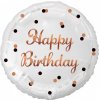Godan Fóliový balón bielo/ružový - Happy Birthday Godan Fóliový balón bielo/ružový - Happy Birthday