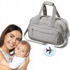 Babyono Taška do nemocnice cestovná taška PRE MAMU sivá Babyono Taška do nemocnice cestovná taška PRE MAMU sivá