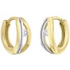 Zlaté náušnice kruhy ROXANE Zlaté náušnice kruhy ROXANE