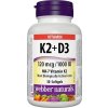 Webber Naturals Vitamín K2 + D3 K2 120mcg + D3 1000 IU 30 tabliet Webber Naturals Vitamín K2 + D3 K2 120mcg + D3 1000 IU 30 tabliet