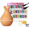 ZVHLČOVAČ VZDUCHU AROMATERAPEUTICKÝ DIFUZÉR + 12 x ESENCIÁLNE OLEJE ZVHLČOVAČ VZDUCHU AROMATERAPEUTICKÝ DIFUZÉR + 12 x ESENCIÁLNE OLEJE