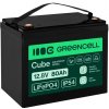 Green Cell LiFePO4 12,8V 80Ah Green Cell CUBE 1024Wh Aquaproof Series