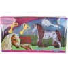 Horse Friends kôň 9,5 cm s doplnkami 4 ks