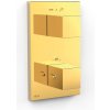 Tres Therm-Box vaňová/sprchová batéria podomietková s termostatom zlatá 00625001OR Tres Therm-Box vaňová/sprchová batéria podomietková s termostatom zlatá 00625001OR