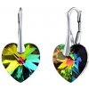 Silvego Strieborné náušnice SRDCE 14mm Vitrail Medium so Swarovski Crystals LSW070E Silvego Strieborné náušnice SRDCE 14mm Vitrail Medium so Swarovski Crystals LSW070E