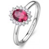 Prsteň Brosway FANCY PASSION RUBY s oválnym červeným zirkónom - Striebro 925 Velikost prstenu: 52mm Prsteň Brosway FANCY PASSION RUBY s oválnym červeným zirkónom - Striebro 925 Velikost prstenu: 52mm