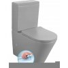PACO RIMLESS kompaktná WC misa so splachovacou nádržkou a univerzálnym mechanizmom, sivá matná PACO RIMLESS kompaktná WC misa so splachovacou nádržkou a univerzálnym mechanizmom, sivá matná