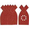 Stanley STA31432 - Papier brúsny na multibrúsku žehličkový tvar dierovaný, P40, 5ks, suchý zips, pre Black+Decker Stanley STA31432 - Papier brúsny na multibrúsku žehličkový tvar dierovaný, P40, 5ks, suchý zips, pre Black+Decker